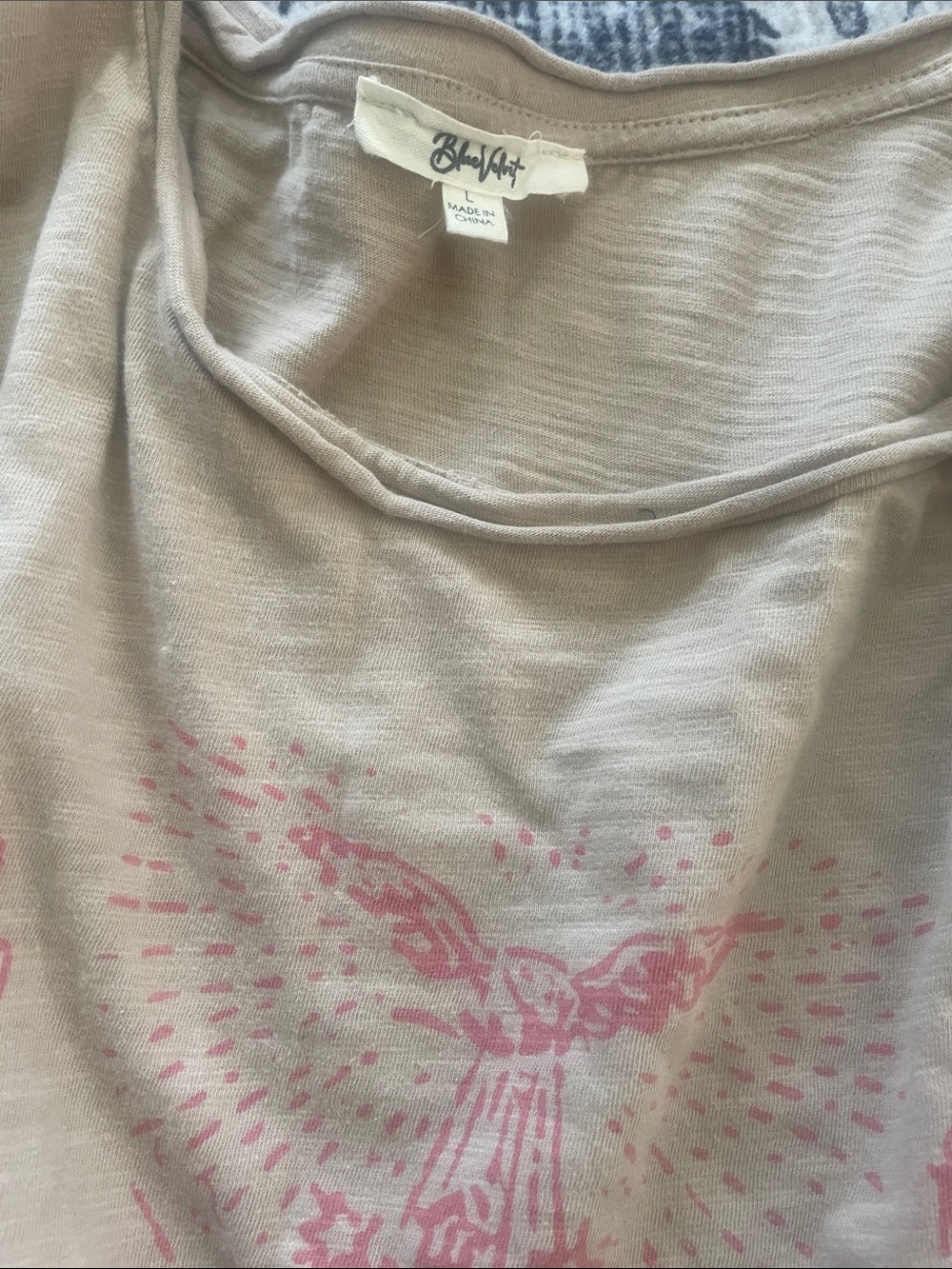 Soft Grace Tee-Blue Velvet - Picture 2 of 2